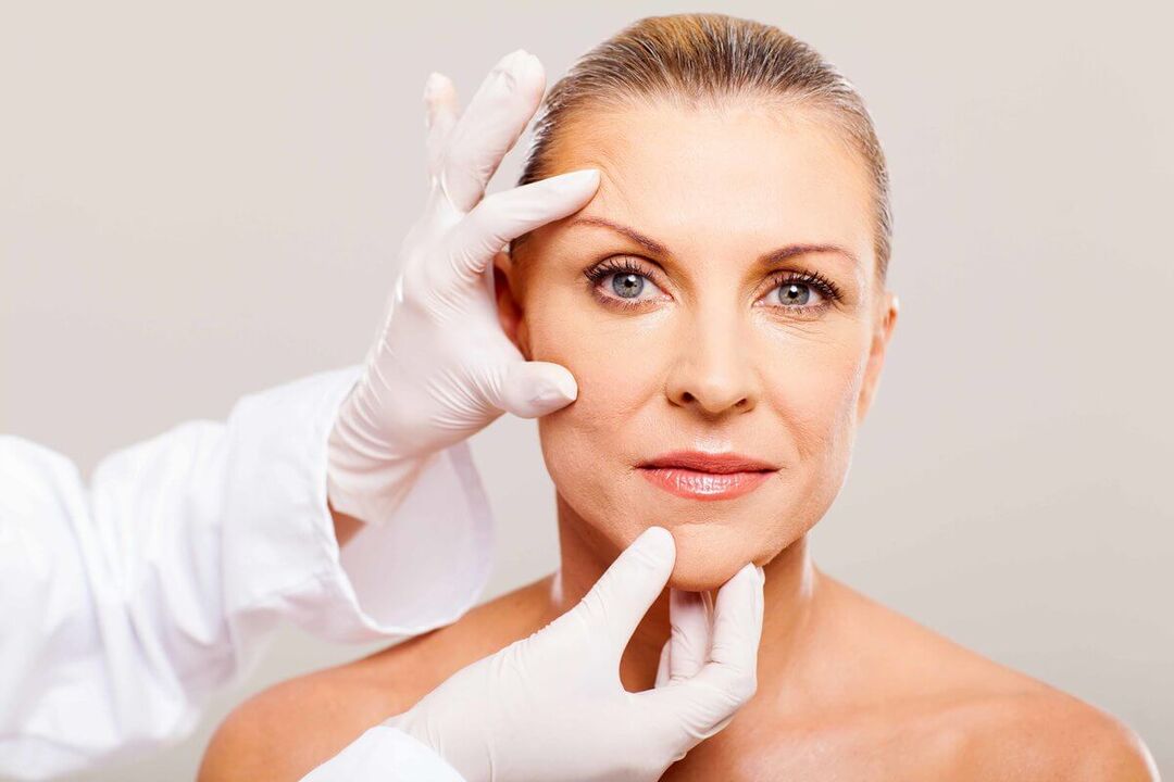 The beautician will choose the appropriate method for facial skin rejuvenation. 