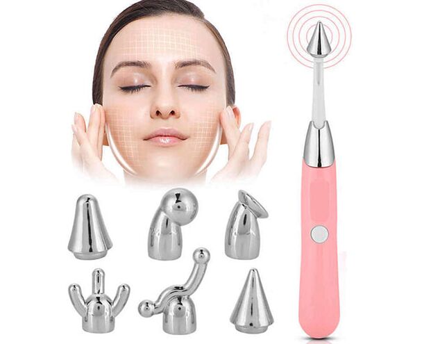 Good anti-wrinkle facial massagers have many attachments